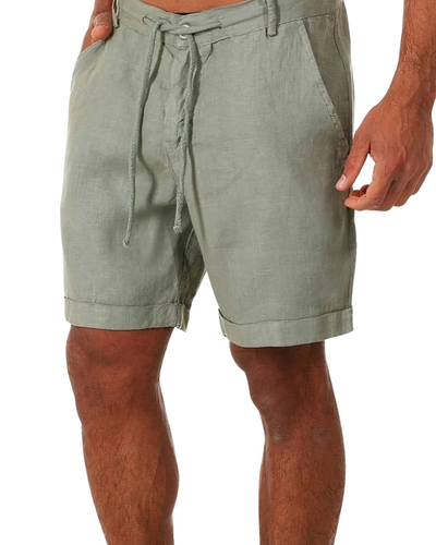 Pantalones Cortos de Verano de Lino