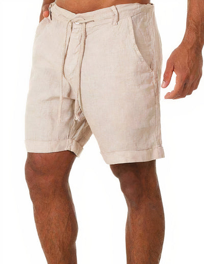 Pantalones Cortos de Verano de Lino