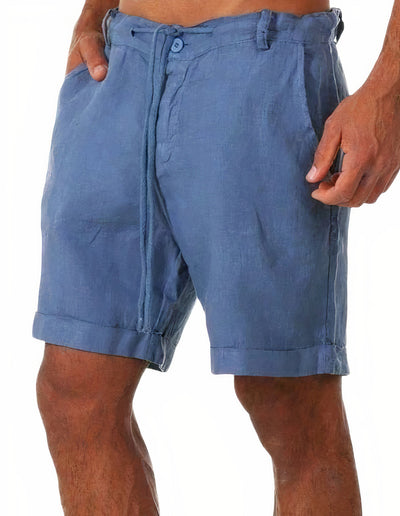 Pantalones Cortos de Verano de Lino