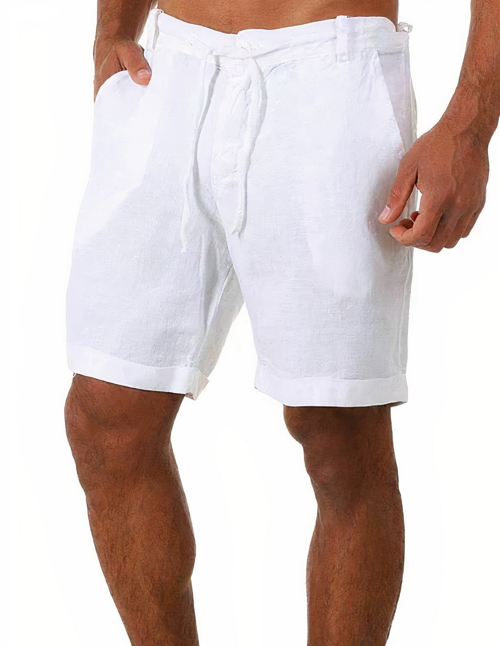 Pantalones Cortos de Verano de Lino
